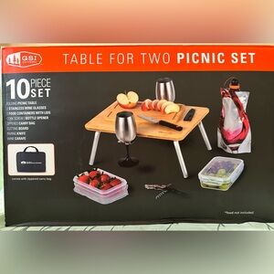 GSI Outdoors Gourmet Picnic Set (10 Pieces) New